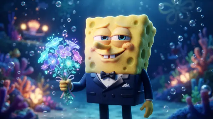 Cheesy SpongeBob Rizz Lines